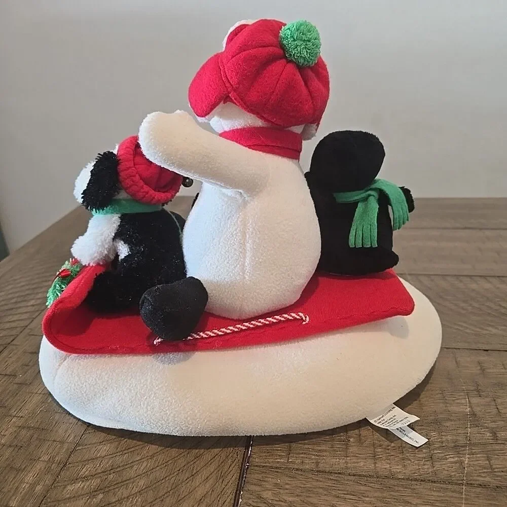 Hallmark Jingle Pals Animated Singing Snowman Penguin Dog 